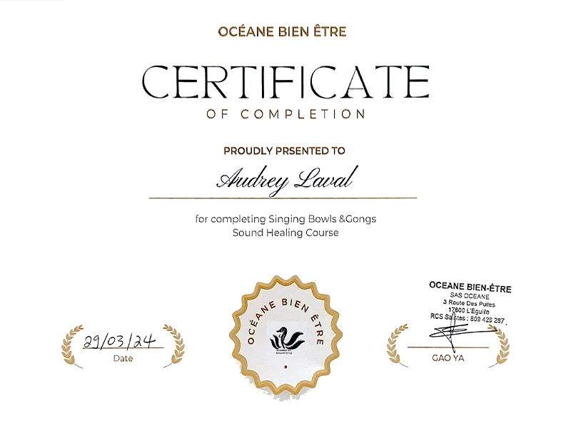 Diplome Sonotheraphie Audrey Laval 800x600